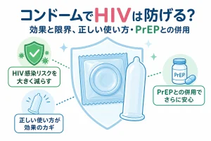 コンドームでHIVはどこまで防げる？効果と限界を正しく知る